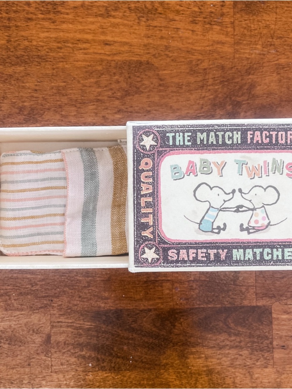 Maileg Mouse Twin Box & Sleeping Bag